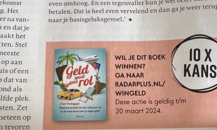 Magazine Radar+ geeft 10 x mijn boek weg